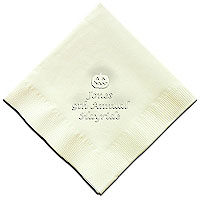 Classic Impressions - Embossed 3-ply Beverage/Luncheon Napkins (Jack O' Lantern)