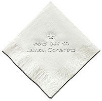 Classic Impressions - Embossed 3-ply Beverage/Luncheon Napkins (Graduation)