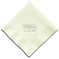 Classic Impressions - Napkins (Bride and Groom) WB8013