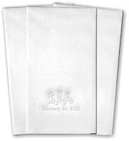 Classic Impressions - Guest Towels (Wedding Monogram - WB8023)