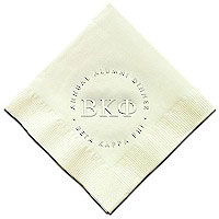Classic Impressions - Embossed 3-ply Beverage/Luncheon Napkins (Sorority/Fraternity)