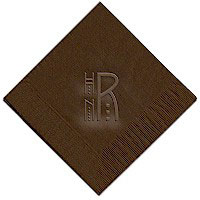 Classic Impressions - Embossed 3-ply Beverage/Luncheon Napkins (Mission Monogram)