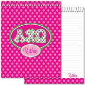 Devora Designs - Notebooks (Alpha Chi Omega - Greek Dots) ACO