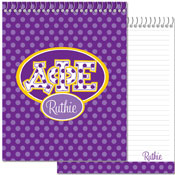 Devora Designs - Notebooks (Delta Phi Epsilon - Greek Dots) DFE