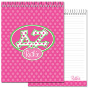Devora Designs - Notebooks (Delta Zeta - Greek Dots) DZ