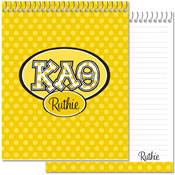 Devora Designs - Notebooks (Kappa Alpha Theta - Greek Dots) KAQ