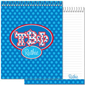 Devora Designs - Notebooks (Pi Beta Phi - Greek Dots) PBF
