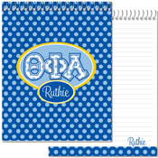 Devora Designs - Notebooks (Theta Phi Alpha - Greek Dots) QFA