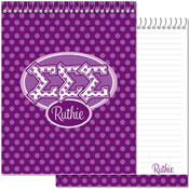 Devora Designs - Notebooks (Sigma Sigma Sigma - Greek Dots) SSS