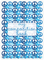 Evy Jacob Composition Notebooks (Lots Of Peace - Blue) (NB07)