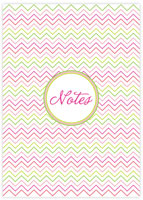 Evy Jacob Composition Notebooks (Skinny Zig Zag - Pink) (NB13)