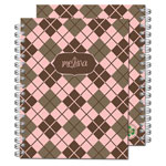 Milo Paper - Spiral Notebooks (Pink Argyle) (101)