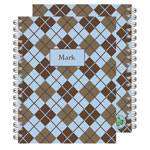 Milo Paper - Spiral Notebooks (Blue Argyle) (102)
