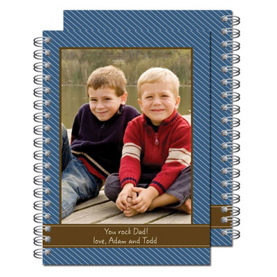 Milo Paper - Photo Notebooks (Blue Pinstripe) (PN_110)