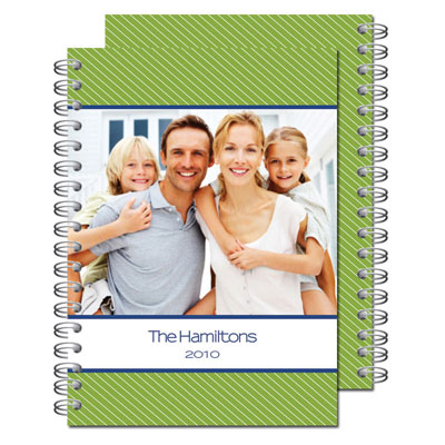 Milo Paper - Photo Notebooks (Preppy Green Stripe) (PN_121)