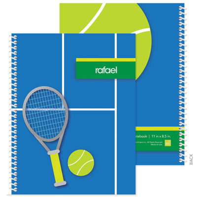 Spark & Spark Note Notebooks - Tennis Fan