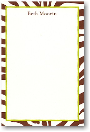Boatman Geller Notepads - Zebra