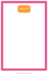 Boatman Geller - Custom Note Pads (Icon Monogram with Border) (101-3+M004+i15+B02)