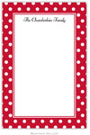 Boatman Geller Note Pads - Polka Dot Cherry (#21134)