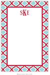 Boatman Geller Note Pads - Kate Red & Teal (#21136)