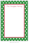 Boatman Geller Note Pads - Polka Dot Pine (#21140)