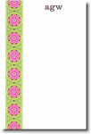 Boatman Geller Note Pads - Pink & Green Floral Band (#16136)