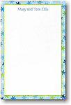 Boatman Geller Note Pads - Snowflake Light Blue (#17105)