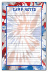 Bonnie Marcus Collection - Camp Note Pads (Tie Dye Camp- Non-Personalized) (TDCPP-NP)