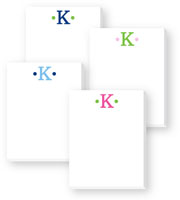 Cute Collection Notepads by Donovan Designs - Initial