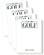 Mini Notepads by Donovan Designs (To Do After Golf)