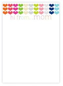 Evy Jacob Camp Note Pads (Lots Of Hearts Mom) (NP84M)