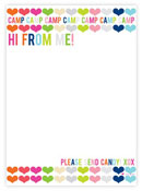 Evy Jacob Camp Note Pads (Lots Of Hearts) (NP96)