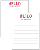 Kelly Hughes Designs - Note Pads (Hello My Name Is) (np389)