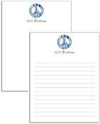 Kelly Hughes Designs - Note Pads (Peace Out Blue) (np390)