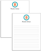 Kelly Hughes Designs - Note Pads (Orange Bottlecap) (np399)