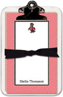 Noteworthy Collections College Clipboard & Notesheets - NC State Gingham Clipboard Pad (CCP-NCS1)