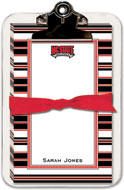 Noteworthy Collections College Clipboard & Notesheets - NC State Black Striped Clipboard Pad (CCP-NCS11)