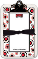 Noteworthy Collections College Clipboard & Notesheets - NC State Circle Burst White Clipboard Pad (CCP-NCS9)