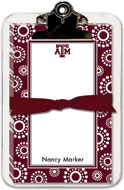 Noteworthy Collections College Clipboard & Notesheets - Texas A&M University Circle Burst Clipboard Pad (CCP-TAM2)