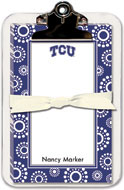 Noteworthy Collections College Clipboard & Notesheets - TCU Circle Burst Clipboard Pad (CCP-TCU2)