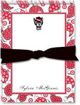 Noteworthy Collections College Jot Pads - NC State Paisley Jot Pad (CJP-NCS5)