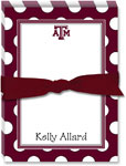 Noteworthy Collections College Jot Pads - Texas A&M University Simple Dot Jot Pad (CJP-TAM4)