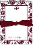 Noteworthy Collections College Jot Pads - Texas A&M University Paisley Jot Pad (CJP-TAM5)