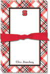 Noteworthy Collections College Jot Pads - NC State Plaid Pad (CLJP-NCS3)