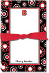 Noteworthy Collections College Jot Pads - NC State Circle Burst Black Pad (CLJP-NCS8)