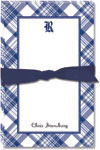 Noteworthy Collections College Large Jot Pads - Rice University Plaid Pad (CLJP-RIC3)