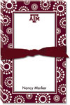 Noteworthy Collections College Large Jot Pads - Texas A&M University Circle Burst Pad (CLJP-TAM2)