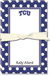 Noteworthy Collections College Large Jot Pads - TCU Simple Dot Pad (CLJP-TCU4)