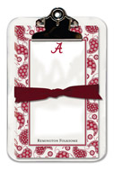 Noteworthy Collections College Clipboard & Notesheets - Paisley (University of Alabama) (CCP-ALA5)