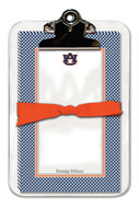 Noteworthy Collections College Clipboard & Notesheets - Gingham (Auburn University) (CCP-AUB1)